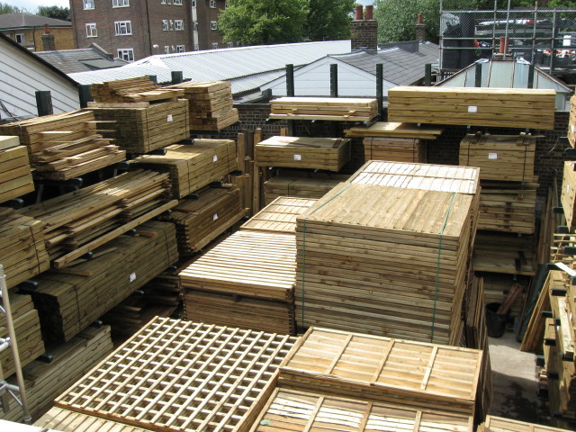 Stock fencing  materials from our Mortlake yard