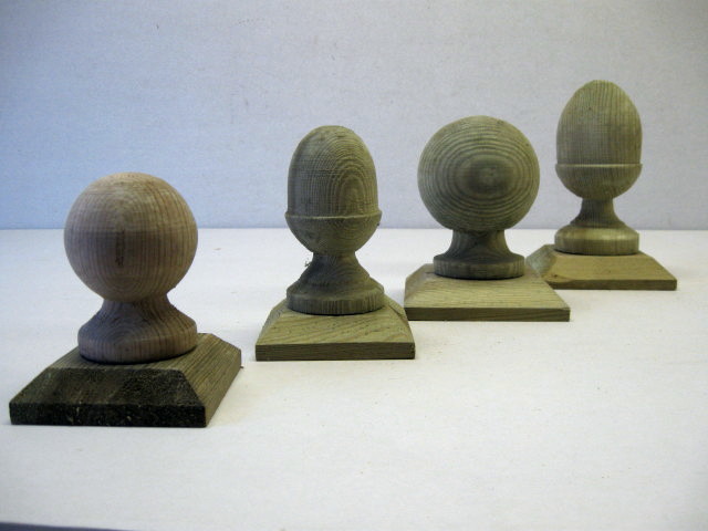 Finials and post caps